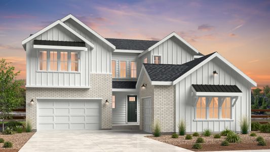 New construction Single-Family house Steamboat | A Multi-Gen Home, 1720 Fox Trotter Point, Castle Rock, CO 80104 - photo