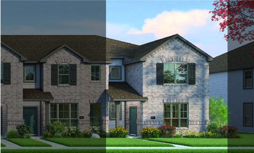 New construction Townhouse house 2226 Memory Oaks Drive, Tomball, TX 77375 Bowie 6A3 A- photo 0 0