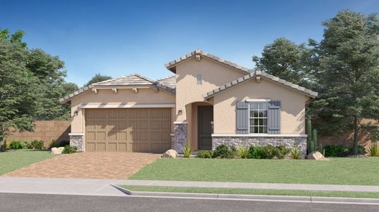 New construction Single-Family house 15766 West Winslow Avenue, Goodyear, AZ 85338 Revolution- photo 0