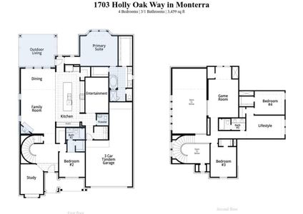 New construction Single-Family house 1703 Holly Oak Way, Fate, TX 75087 Regis Plan- photo 3 3