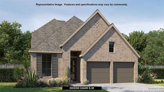 New construction Single-Family house 13004 Tiny Tree Lane, San Antonio, TX 78245 Design 2444W- photo 0