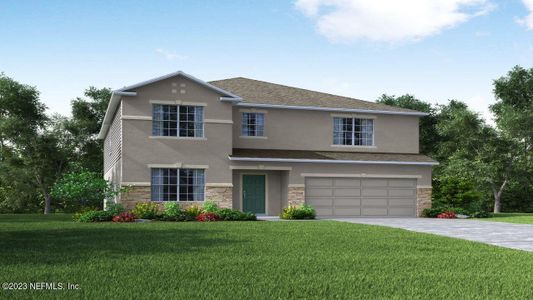 New construction Single-Family house 56427 Creekside Way, Callahan, FL 32011 The Carlisle- photo 0