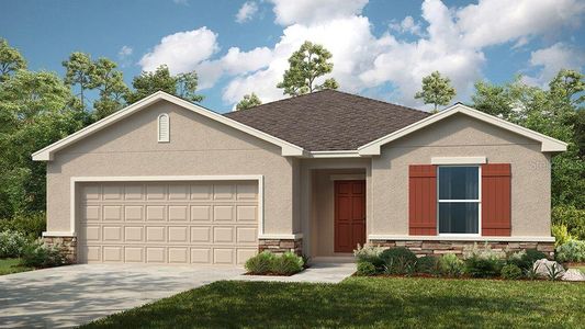 New construction Single-Family house 2238 Cypress Creek Street, Auburndale, FL 33823 Cypress- photo 0
