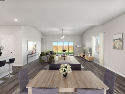 The Woodside floorplan with the Distinct 1 interior package.