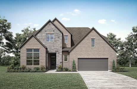 New construction Single-Family house 101 Wolf Ridge Road, Georgetown, TX 78628 Merrick II- photo 0