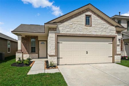 New construction Single-Family house 25375 Leather Leaf Court, Montgomery, TX 77316 Kingsville- photo 0