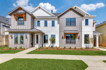 New construction Townhouse house 13670 Declan Street, Frisco, TX 75033 Harwood- photo 0