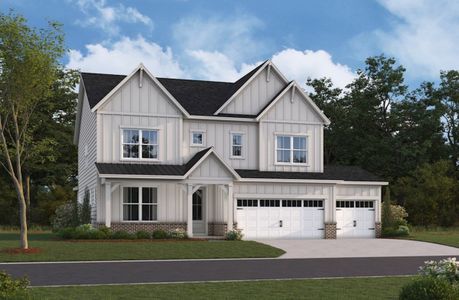 New construction Single-Family house 4116 Stonewood Lane, Durham, NC 27705 Alexander 3-Car Garage- photo