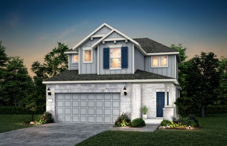 New construction Single-Family house 753 Olinda Way, Liberty Hill, TX 78642 Harrison- photo 0 0