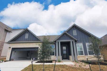 New construction Single-Family house 195 Flowering Senna Dr, Buda, TX 78610 The Carpenter- photo 0