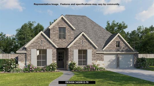 New construction Single-Family house Design 3430W, 1426 Fieldstone Drive, Midlothian, TX 76065 - photo
