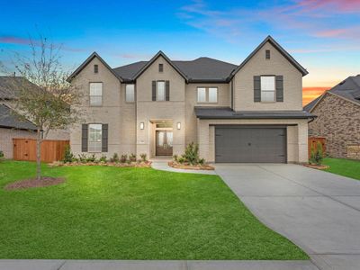 New construction Single-Family house 5603 Sunlit Rose Court, Fulshear, TX 77441 Burton- photo 0