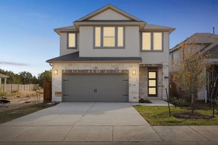 New construction Single-Family house 2356 Sawdust Dr, Georgetown, TX 78633 Jackie 3222 Liberty Series- photo 0