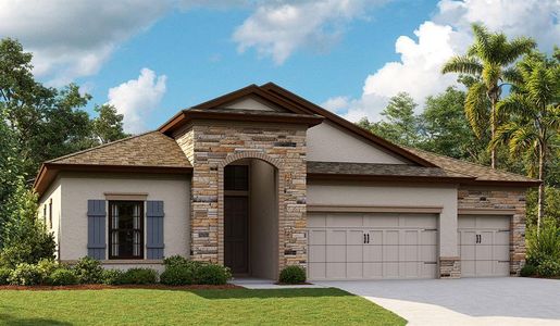 New construction Single-Family house 14957 Rider Pass Drive, Lithia, FL 33547 - photo 0