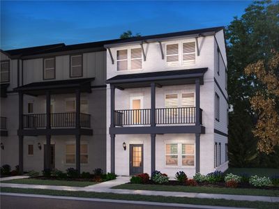 New construction Townhouse house 1616 Switchgrass Avenue, Smyrna, GA 30126 Leighton End Unit Basement- photo 0