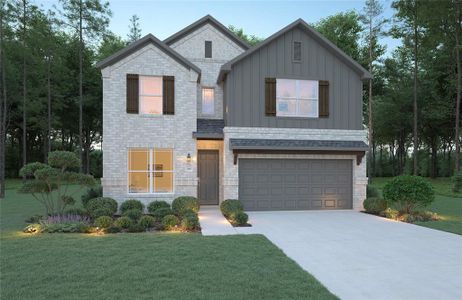 New construction Single-Family house 1006 Thor, New Caney, TX 77357 The Hawthorn- photo 0 0