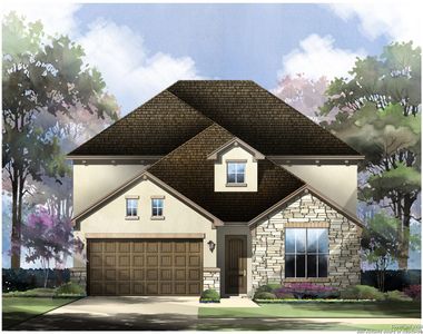 New construction Single-Family house 3016 Ashby Park, Bulverde, TX 78163 Johnson : 50-3126F.1- photo 0