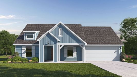 New construction Single-Family house The Garland, 161 Zane Saddle Road, Lockhart, TX 78644 - photo