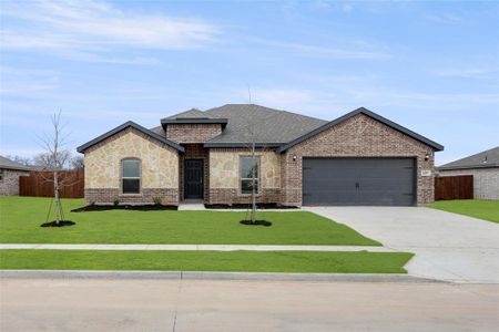 New construction Single-Family house 425 Basalt Drive, Azle, TX 76020 Walden II- photo 0