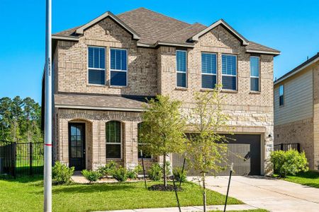 New construction Single-Family house 13302 Rowan Green Drive, Humble, TX 77346 Presley- photo 0