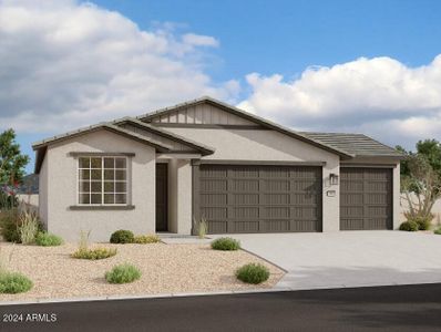 New construction Single-Family house 4233 E Bradford Avenue, San Tan Valley, AZ 85143 Poppy- photo 0