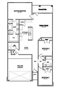 New construction Single-Family house Floor Plan 1615, 10005 Ocelot Court, Magnolia, TX 77354 - photo