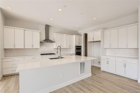 New construction Single-Family house 7134 Canyon Sky Trail, Castle Pines, CO 80108 4084 Legends Exterior Modern Prairie- photo 6 6