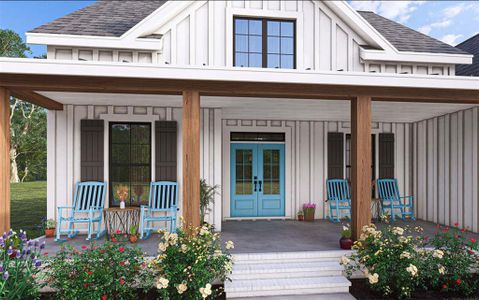 Entrance to property with a porch