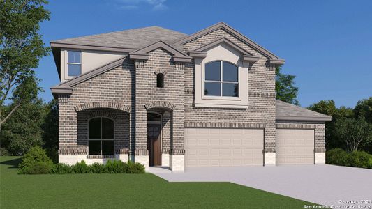 New construction Single-Family house 813 Town Creek Way, Cibolo, TX 78108 The Clydesdale- photo 0