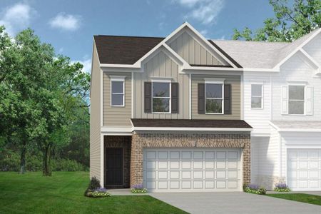 New construction Townhouse house 3576 Fairhaven Drive, Unit 41, Powder Springs, GA 30127 The Norwood II- photo 0 0