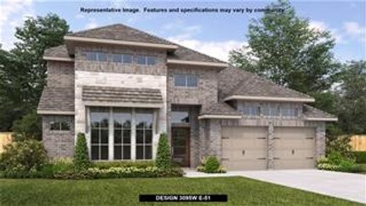 New construction Single-Family house Design 3095W, 126 Canary Island Circle, Montgomery, TX 77316 - photo