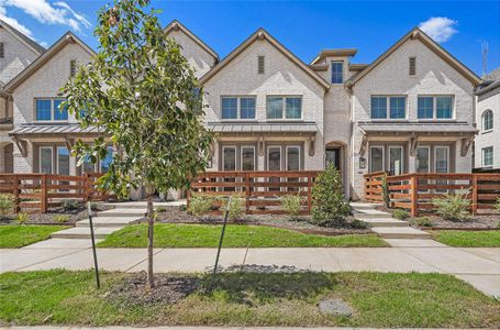 New construction Townhouse house 3720 Queen Road, Sherman, TX 75090 Berkley Plan- photo 0