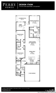 New construction Single-Family house 13218 Klein Prairie, San Antonio, TX 78253 Design 1743W- photo 1 1