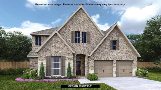 New construction Single-Family house 10815 Antique Lace Way, Cypress, TX 77433 3396W- photo 0