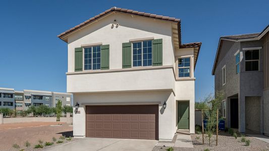 New construction Single-Family house 9341 E. Sebring Ave, Mesa, AZ 85212 Chartreuse- photo 0