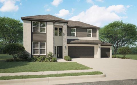New construction Single-Family house 188 Ivory Brook Cove Drive, Lavon, TX 75166 Claret | Elevon 60's- photo 0 0