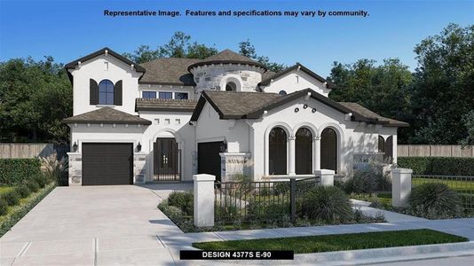 New construction Single-Family house 1341 Riva Ridge Drive, Leander, TX 78641 Design 4377S- photo 0