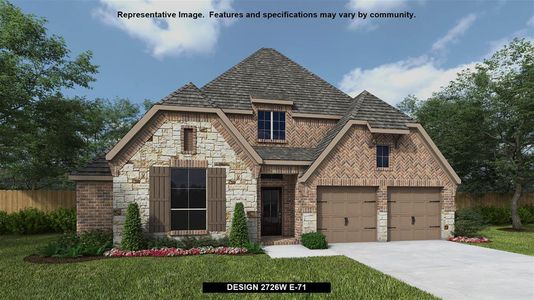 New construction Single-Family house 4619 Rustic Garden Lane, Fulshear, TX 77441 Design 2726W- photo 1 1