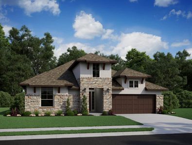 New construction Single-Family house Cistern, 7530 Sunset Ridge Lane, Fulshear, TX 77441 - photo