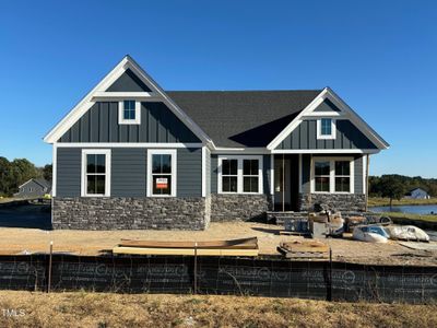 New construction Single-Family house 332 Golden Leaf Farms Road, Angier, NC 27501 - photo 0