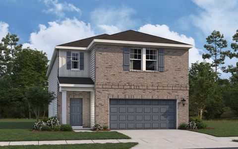 New construction Single-Family house 587 Firemoon St., Montgomery, TX 77316 Pioneer- photo 0
