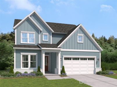 New construction Single-Family house 212 Birchwood Row, Canton, GA 30115 KENDALL- photo 0