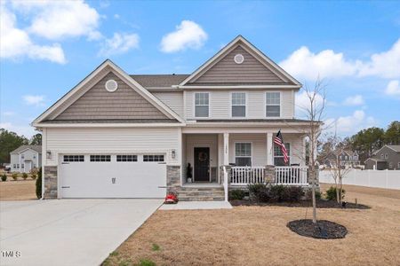 New construction Single-Family house 1224 Huffington Oak Drive, Willow Spring, NC 27592 - photo 0