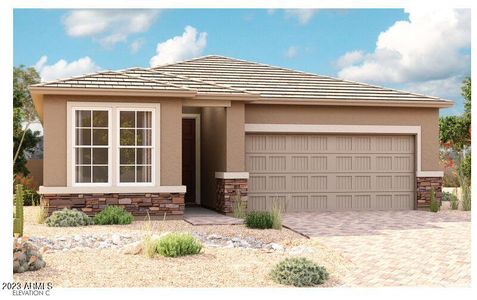 New construction Single-Family house 18015 W Puget Avenue, Waddell, AZ 85355 - photo 0