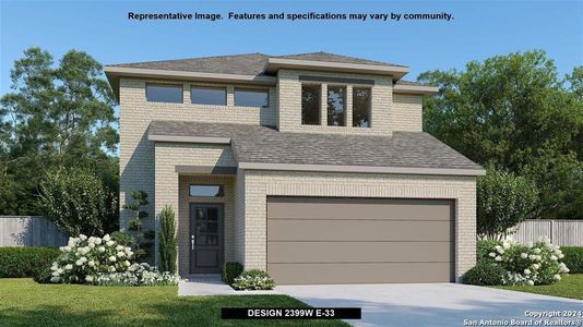 New construction Single-Family house 12422 Aurora Basin, San Antonio, TX 78254 Design 2399W- photo 9 9