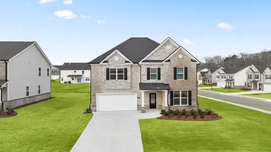 New construction Single-Family house 1198 Blue Juniper Circle, Loganville, GA 30052 Holbrook- photo 0