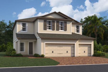 New construction Single-Family house 3764 Branding Iron Bend, Saint Cloud, FL 34772 Lancaster - Eco Series- photo 0 0