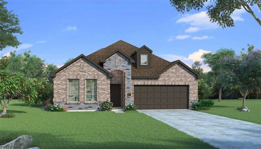 New construction Single-Family house 2100 Sesaro Drive, Aubrey, TX 76227 Basswood II U- photo 30 30