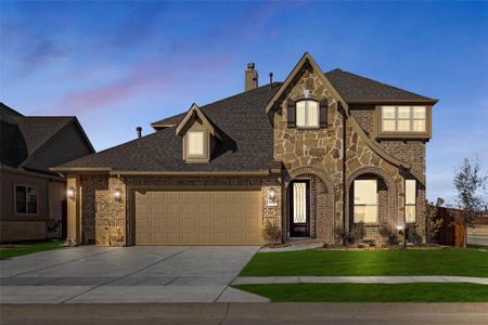 New construction Single-Family house 1002 Moss Grove Trail, Justin, TX 76247 Dewberry III- photo 3 3