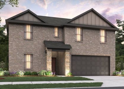 New construction Single-Family house 545 Meadow Run Drive, Van Alstyne, TX 75495 Providence E- photo 0